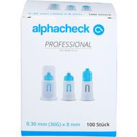 Alphacheck Professional Pen-Nadel Plus 30 Gx8 Mm