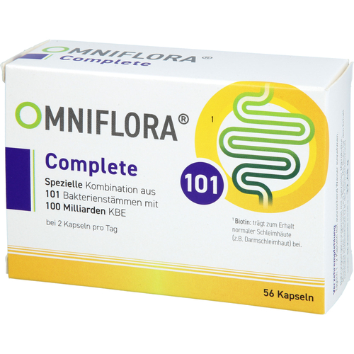 Omniflora Complete 101 Bakterienstämme 100 Mrd.kbe 56 St Heilpflanzenwohl bei onfy.de kaufen 20187779