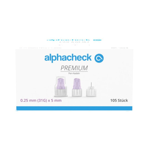 Alphacheck Premium Pen-Nadeln 31G X 5 Mm 105 St Berger Med bei onfy.de kaufen 16875284