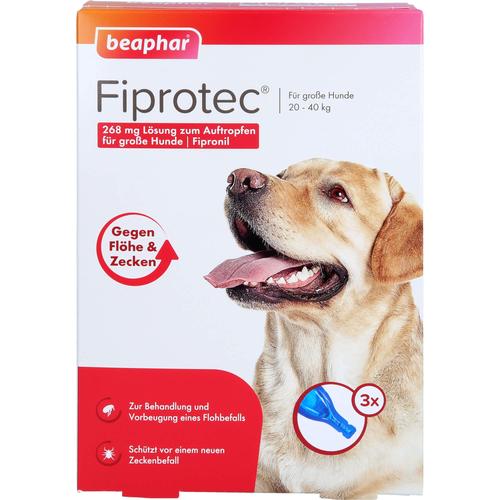 Fiprotec 268mg Gross Hunde 3x2.68 ml Beaphar B.V. bei onfy.de kaufen 12568214