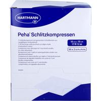 Peha Schlitzkompressen 10x10 cm Steril null