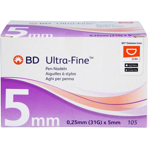 Bd Ultra-Fine Pen-Nadeln 5Mm 31 G 0.25 Mm 105 St ToRa Pharma bei onfy.de kaufen 18769505