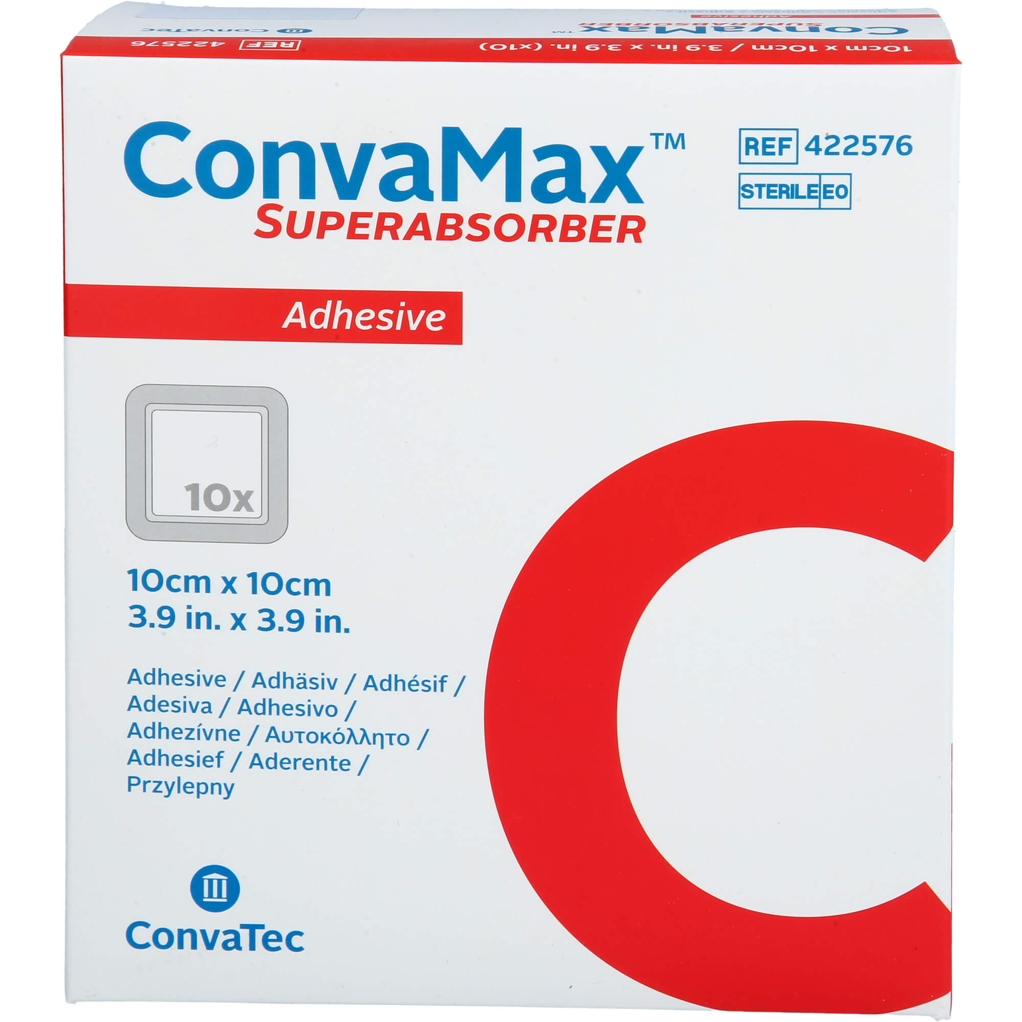 Convamax Superabsorber Adhäsiv 10x10 cm null