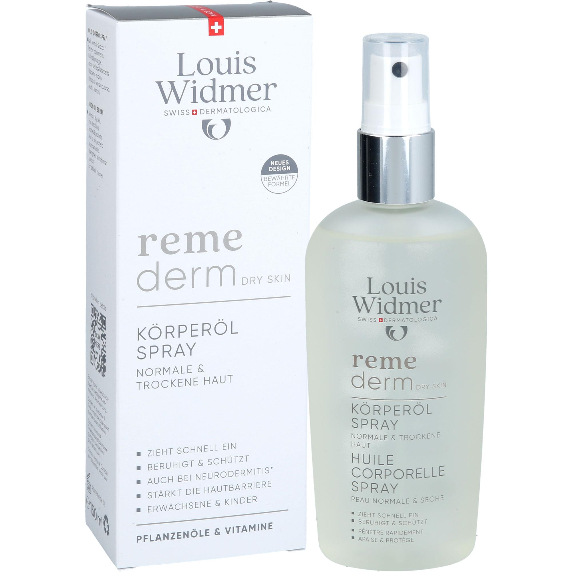 Widmer Remederm Dry Skin Koerperoel Spray 150 ml LOUIS WIDMER bei onfy.de kaufen 19396006
