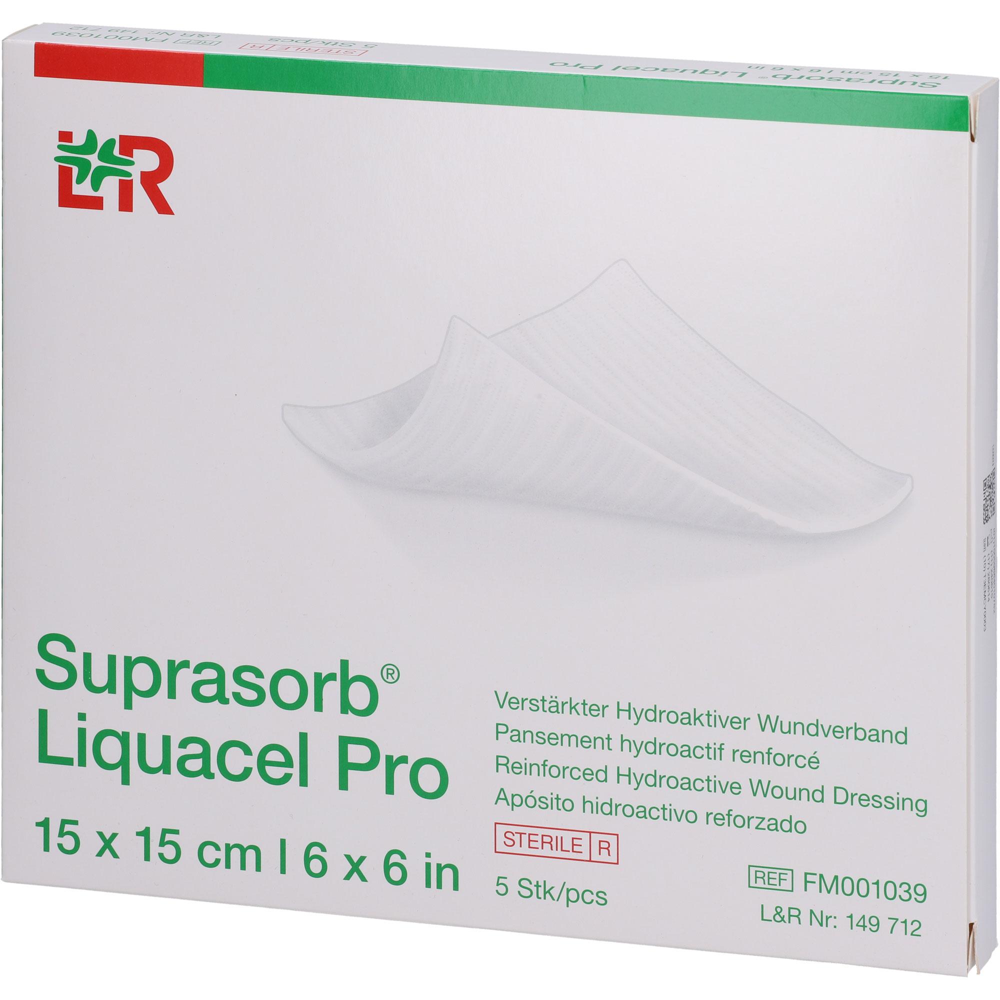 Suprasorb Liquacel pro 15x15 cm Kompressen 5 St B2B Medical bei onfy.de kaufen 19637668