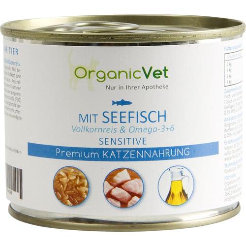 Dosennahrung Katze Sensitive Seefisch 200 g organicVet bei onfy.de kaufen 05742249