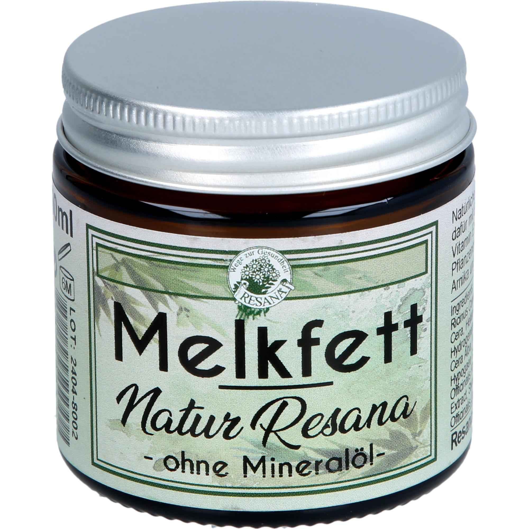 Melkfett Natur Resana ohne Mineralöl