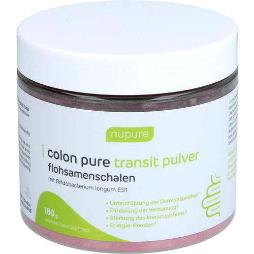 Nupure Colon Pure Transit Pulver Flohsamenschalen 180 g AixSwiss B.V. bei onfy.de kaufen 18873237