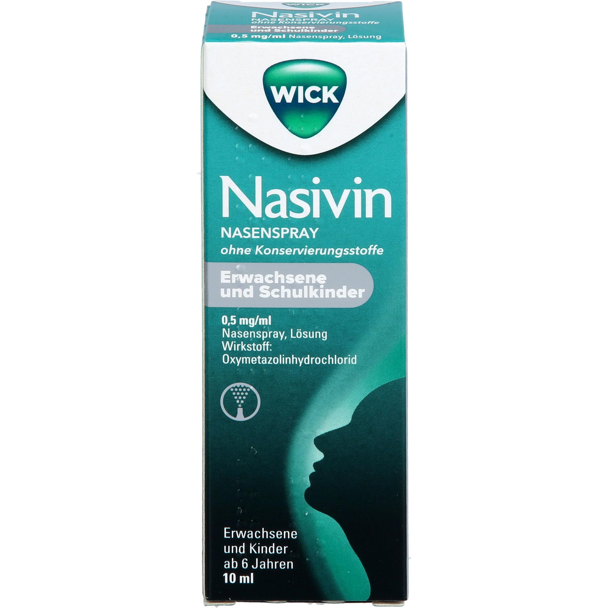 Wick Nasivin Nasenspray Ok Erw./Schulkin 0.5 mg/ml null