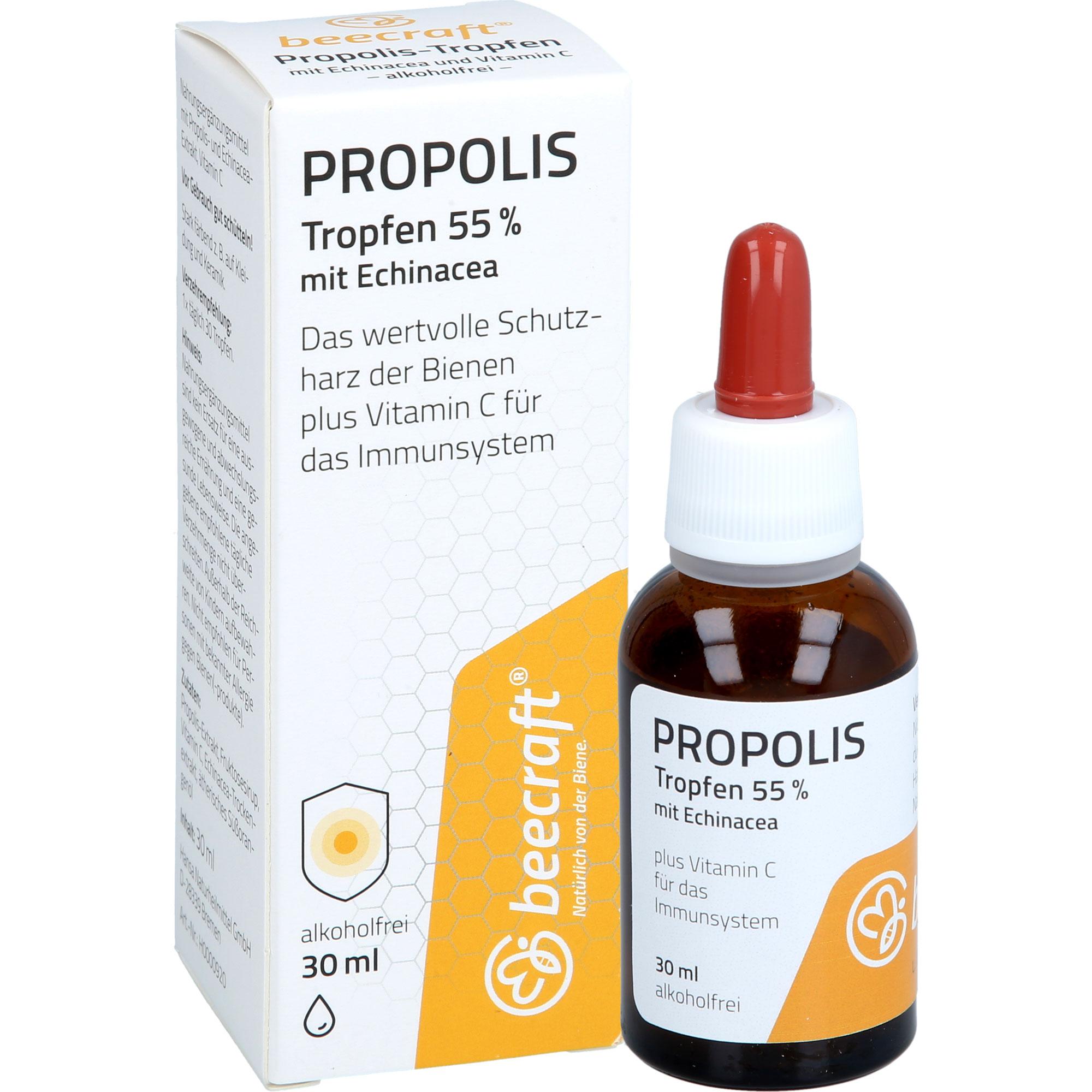 Beecraft Propolis Tropfen 55% Plus Echinacea 30 ml Hansa Naturheilmittel bei onfy.de kaufen 19659902