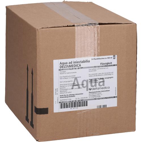 Aqua Ad Iniectabilia 10x500 ml DELTAMEDICA bei onfy.de kaufen 08771010