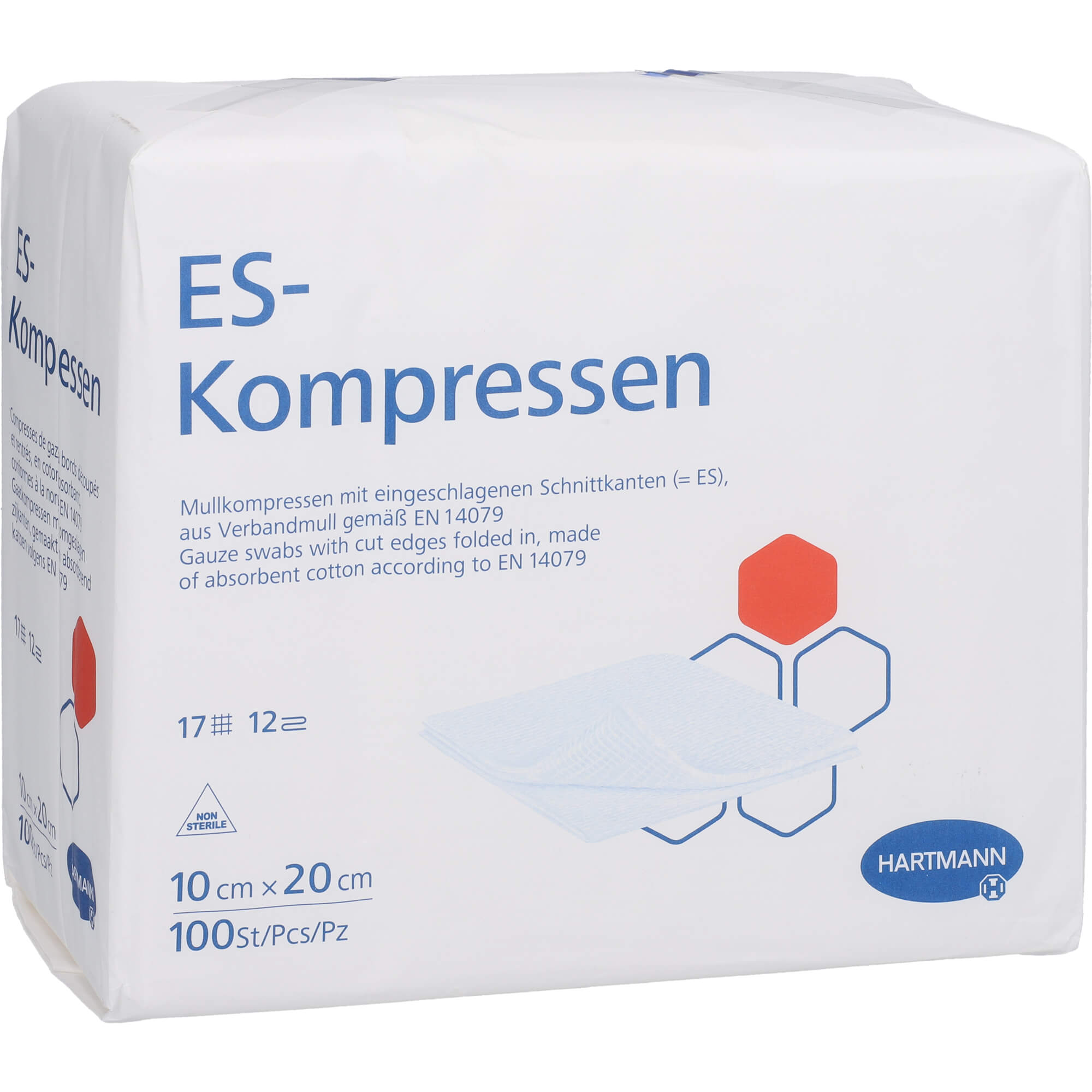 Es-Kompressen Unsteril 10x20 cm 12Fach 100 St Crosp Medical bei onfy.de kaufen 19357265