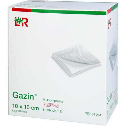 Gazin Mullkompresse 10 x 10 cm Steril 8Fach 25x2 St Avitamed bei onfy.de kaufen 19999199