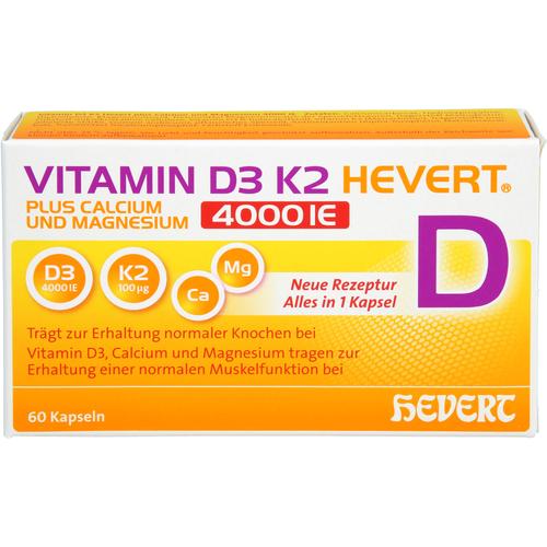 Vitamin D3 K2 Hevert+calcium und Magnesium 4000 Ie 60 St Hevert-Arzneimittel bei onfy.de kaufen 19295707