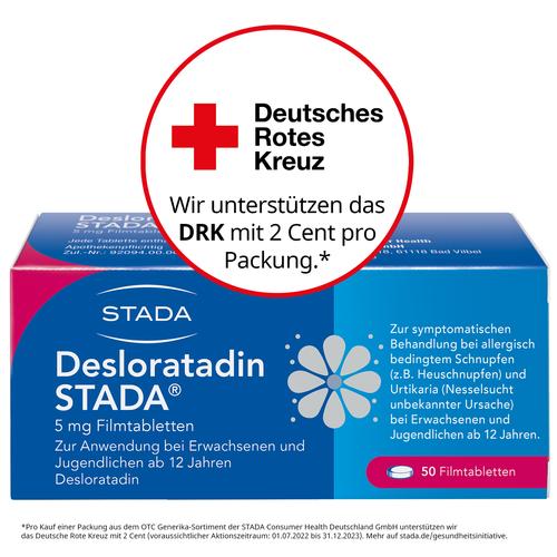 Desloratadin Stada 5mg 50 St STADA Consumer Health Deutschland bei onfy.de kaufen 16610031