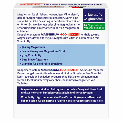 Doppelherz Magnesium 400 Direct System 30 St Queisser Pharma bei onfy.de kaufen 13590078