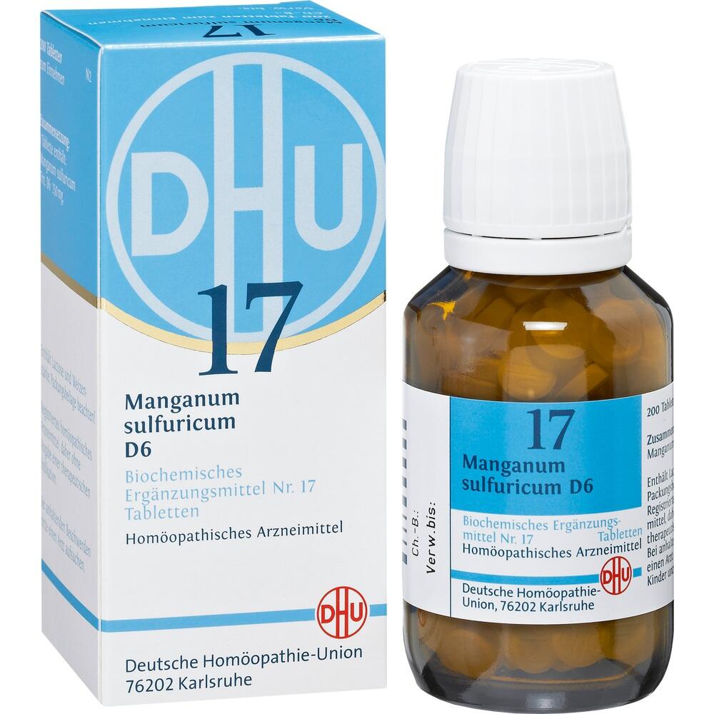 Biochemie Dhu 17 Manganum Sulfuricum D 6 null