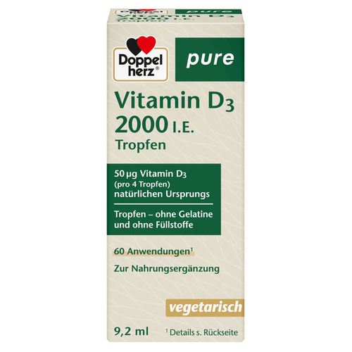 Doppelherz Vitamin D3 2000 I.e. Pure 9.2 ml Queisser Pharma bei onfy.de kaufen 16753262