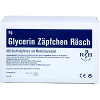 Glycerin Zäpfchen Rösch 3G gegen Verstopfung null