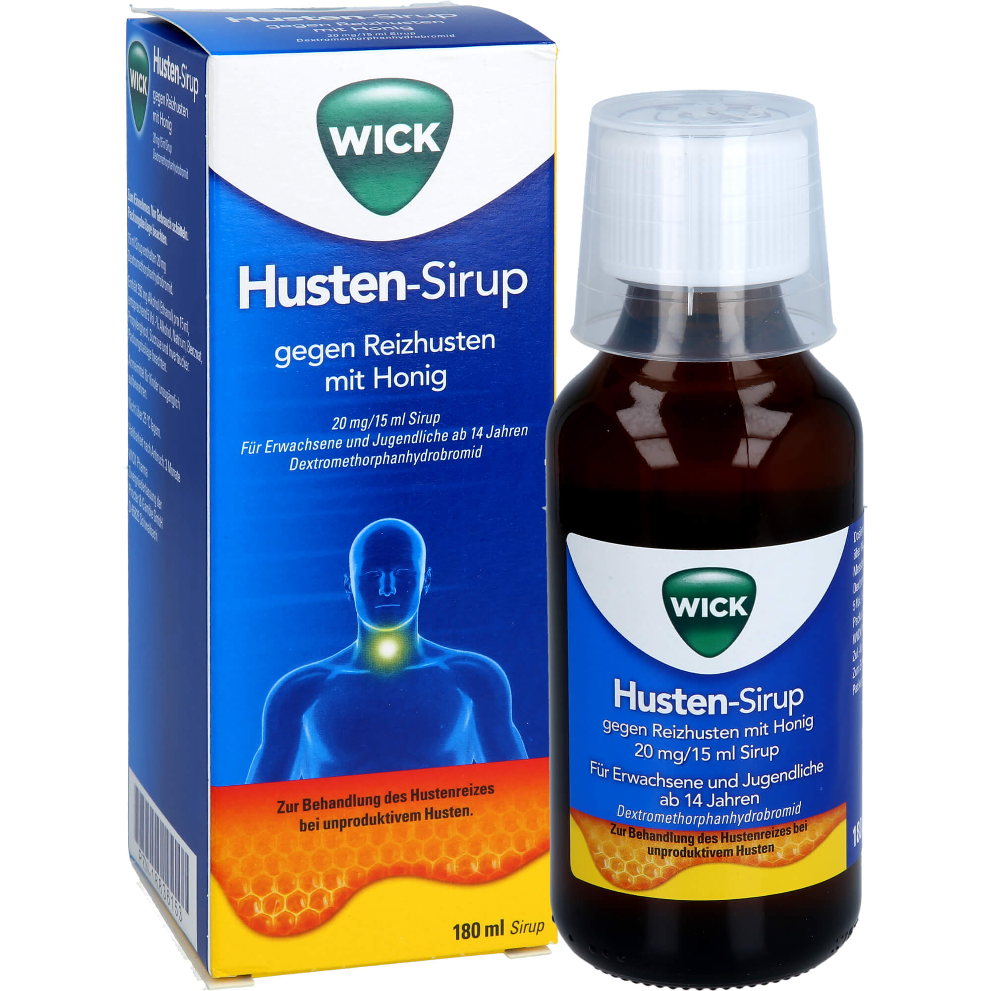 Wick Husten-Sirup gegen Reizhusten mit Honig 180 ml WICK Pharma - Zweigniederlassung der Procter & Gamble bei onfy.de kaufen 18836153