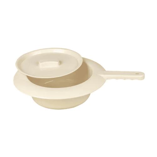 Bettpfanne Kunststoff Weiß/Creme M.deckel U.griff 1 St Diaprax bei onfy.de kaufen 10986539