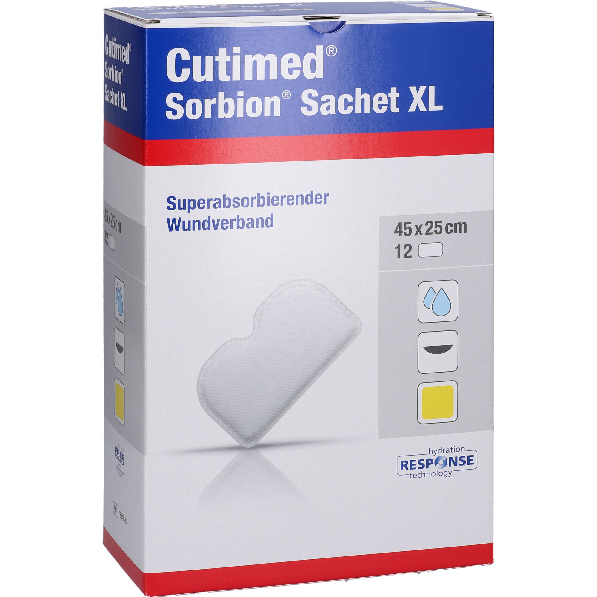 Cutimed Sorbion Sachet Xl Wundauflage 25x45 cm 12 St Docpharm bei onfy.de kaufen 19809448
