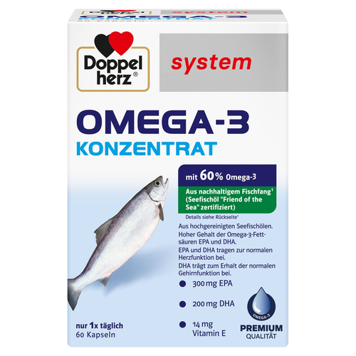 Doppelherz Omega-3 Konzentrat System 60 St Queisser Pharma bei onfy.de kaufen 06132731