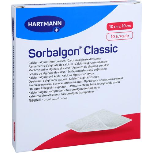 Sorbalgon Classic 10x10 cm Calciumalginat-Kompr. 10 St kohlpharma bei onfy.de kaufen 19294665