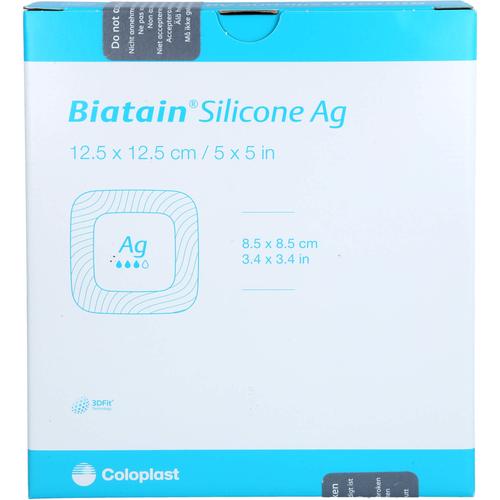 Biatain Silicone Ag Schaumverband 12.5x12.5 cm 5 St kohlpharma bei onfy.de kaufen 17863633