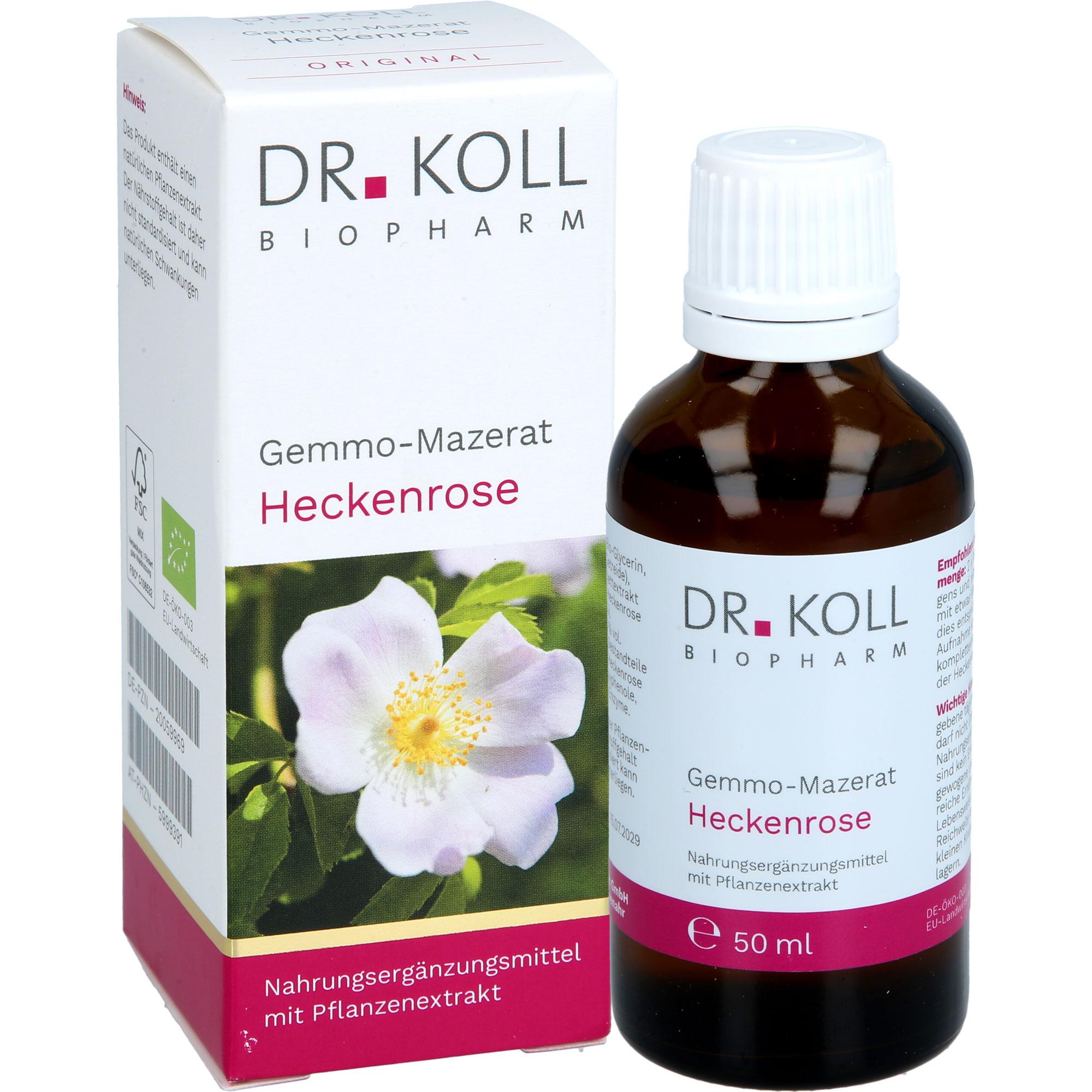 Gemmo-Mazerat Heckenrose Dr. Koll Rosa Canina 50 ml Dr. Koll Biopharm bei onfy.de kaufen 20059969