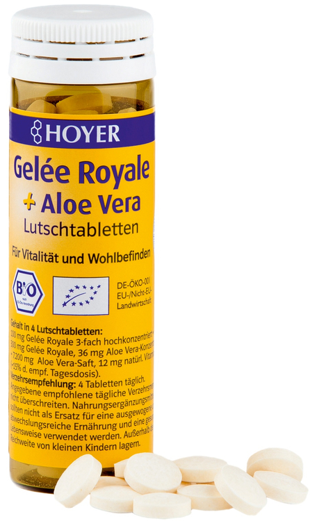 Hoyer Bio Gelee Royale & Aloe Vera Lutschtabletten 60 St HOYER bei onfy.de kaufen 04704471