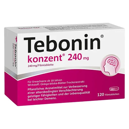 Tebonin Konzent 240mg Filmtabletten 120 St Dr.Willmar Schwabe bei onfy.de kaufen 07752045