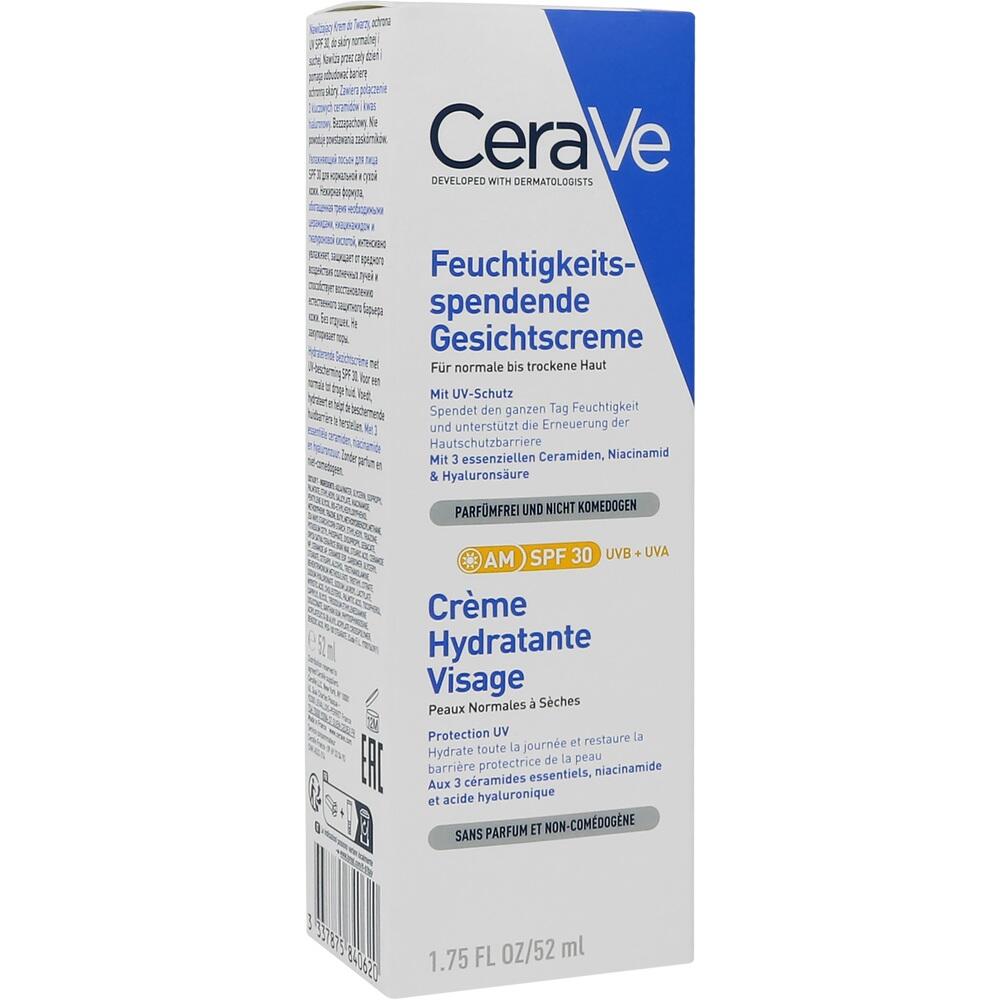Cerave Feuchtigkeitsspendende Gesichtscreme SPF 30 null