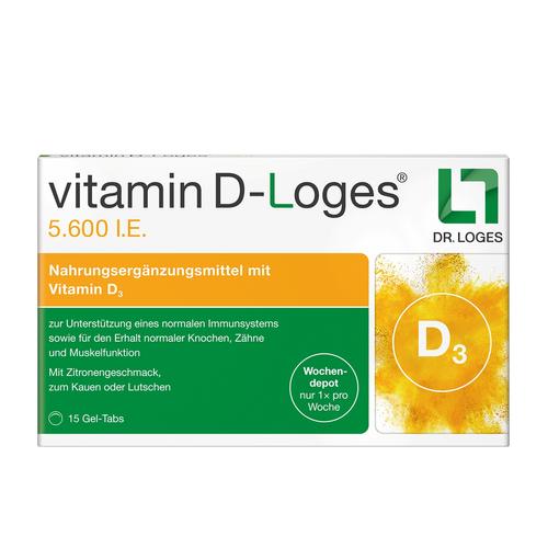 Vitamin D-Loges 5.600 I.e. Wochendepot 15 St Dr. Loges bei onfy.de kaufen 10073661
