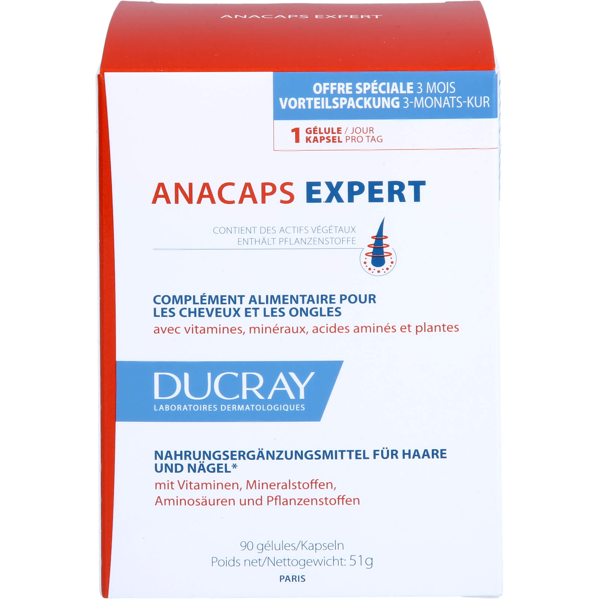 Ducray Anacaps Expert 90 St PIERRE FABRE DERMO KOSMETIK bei onfy.de kaufen 17947040