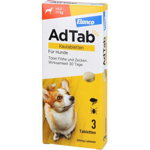 Adtab 225mg Hund 5.5-11kg 3 St Elanco Deutschland Gmbh bei onfy.de kaufen 18752657