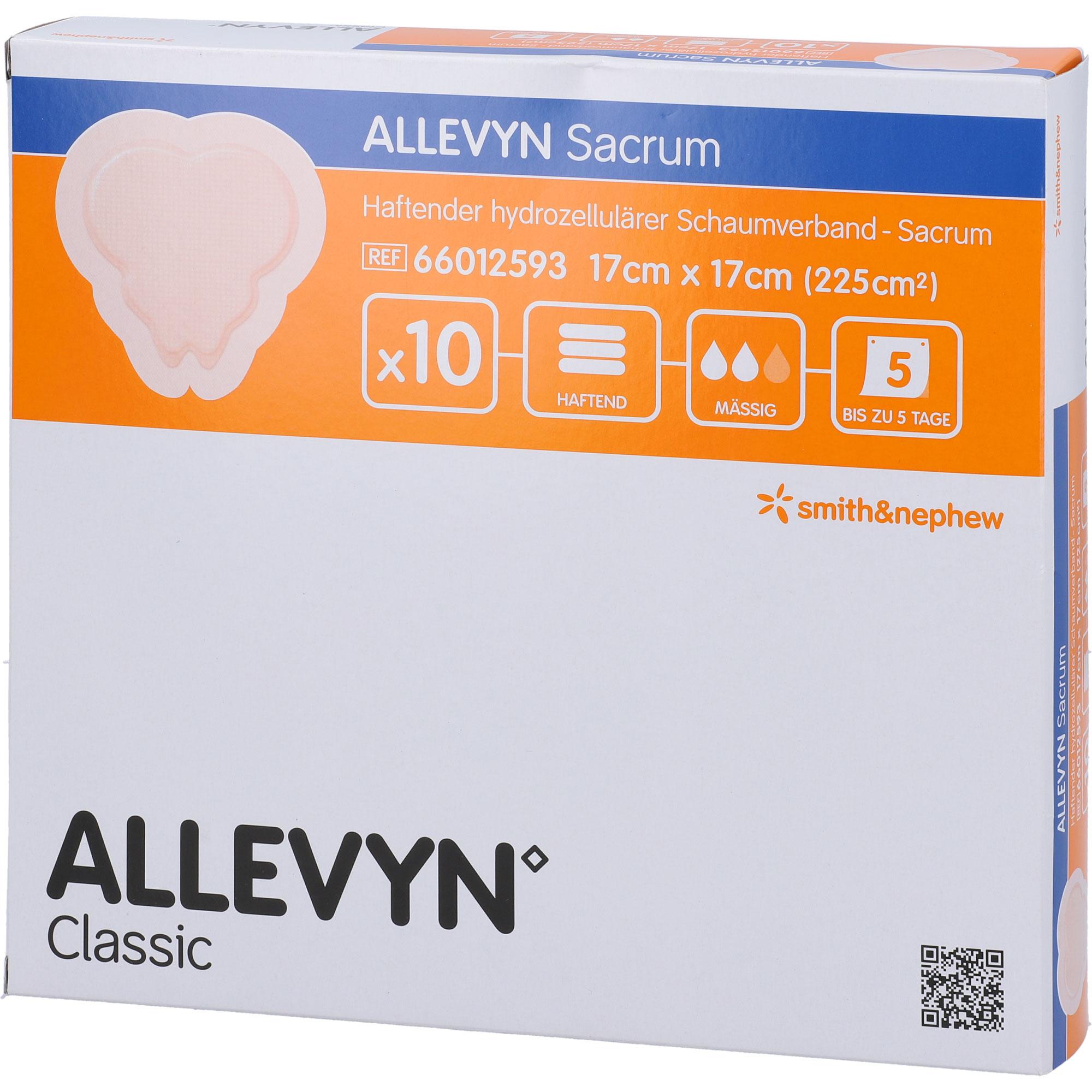 Allevyn Sacrum Klein 17x17 cm Wundverband Haftend 10 St Crosp Medical bei onfy.de kaufen 19556929