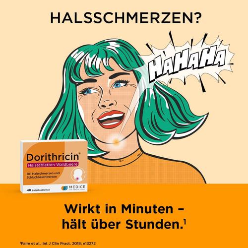 Dorithricin Halstabletten Waldbeere bei Halsschmerzen  40 St MEDICE Arzneimittel Pütter bei onfy.de kaufen 10078428