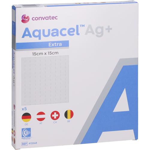 Aquacel Ag+ Extra 15x15 cm Kompressen 5 St CC Pharma bei onfy.de kaufen 18743776