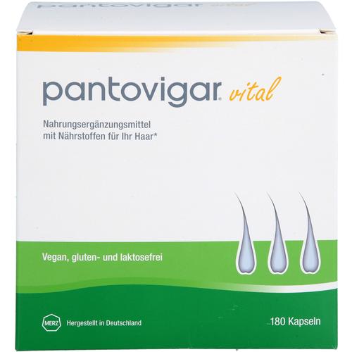 Pantovigar Vital Kapseln mit Nährstoffen für Haare 180 St Merz Therapeutics bei onfy.de kaufen 19643775