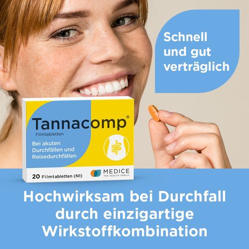 Tannacomp bei akutem Durchfall & Bauchkrämpfen 20 St MEDICE Arzneimittel Pütter bei onfy.de kaufen 01900332