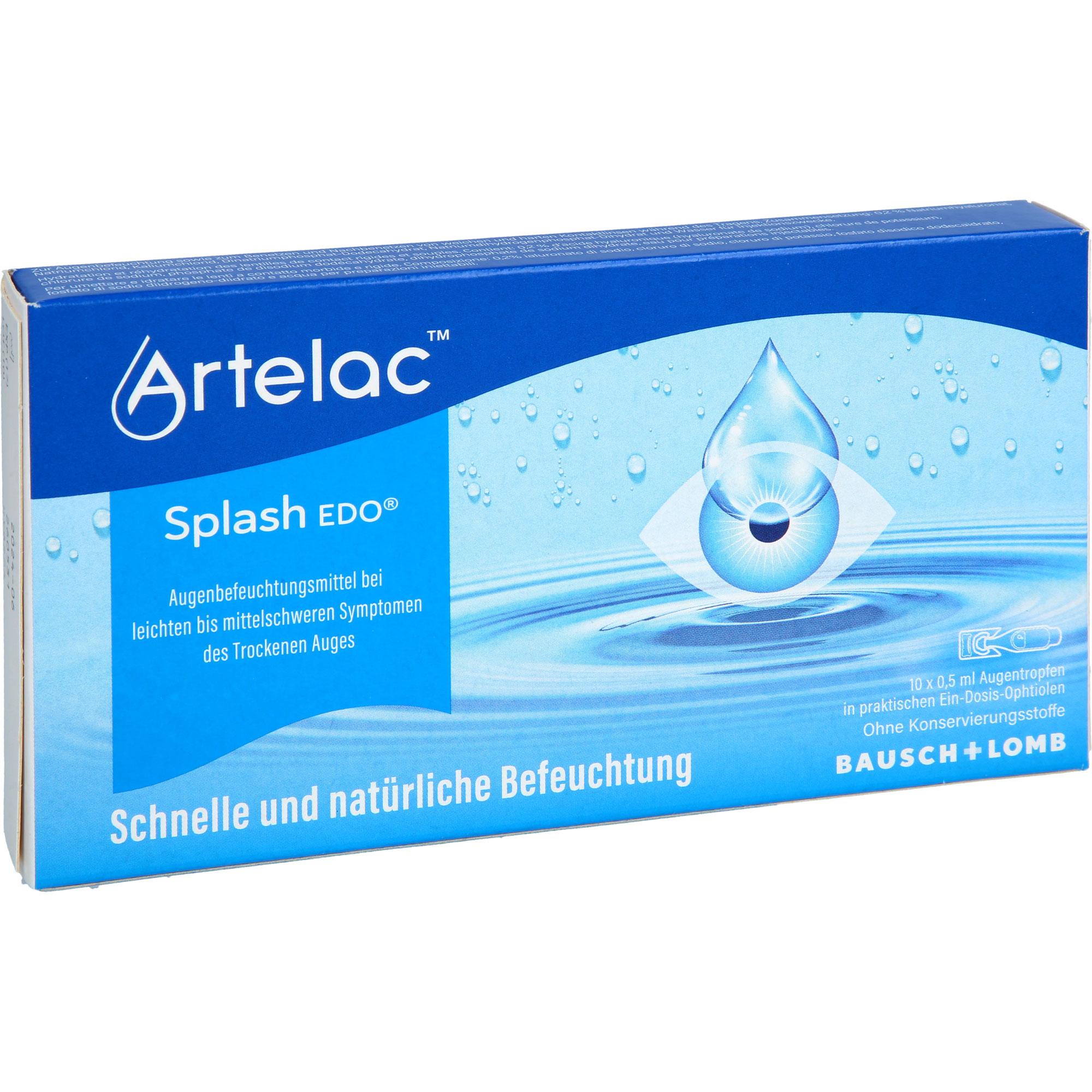 Artelac Splash Edo Augentropfen 10x0.5 ml EMRA-MED Arzneimittel bei onfy.de kaufen 19904388