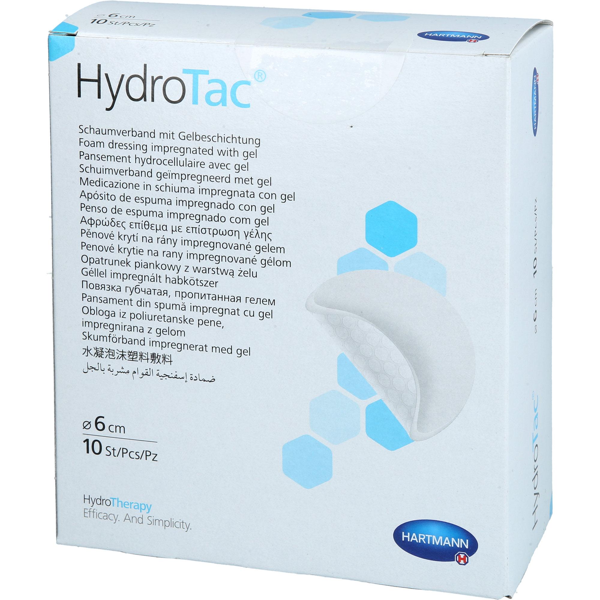 Hydrotac Schaumverband 6 cm Rund Steril 10 St ToRa Pharma bei onfy.de kaufen 19533294