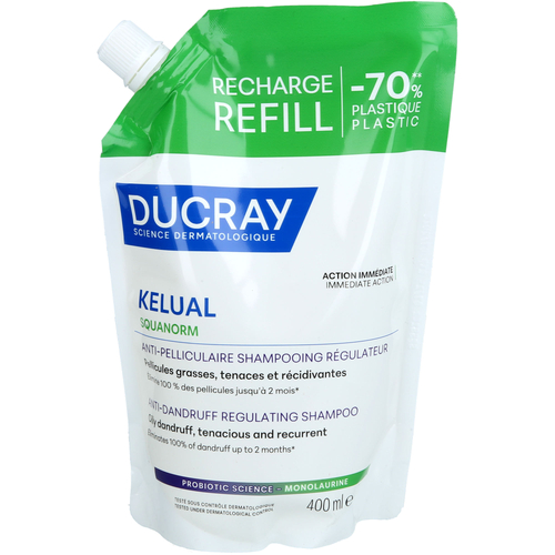 Ducray Kelual Squa Anti-Schupp Sha Fettig Refill 400 ml PIERRE FABRE DERMO KOSMETIK bei onfy.de kaufen 19806237