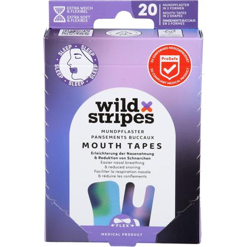 Wild Stripes Mouth Tapes Sunset 20 St New Flag bei onfy.de kaufen 19696139