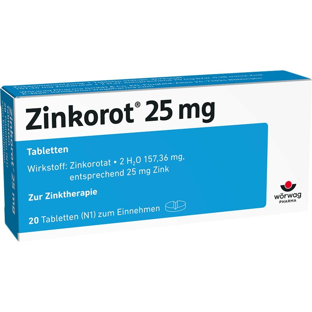 Zinkorot 25 mg Tabletten null