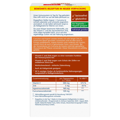 Doppelherz Heisser Ingwer + Curcuma 10 St Queisser Pharma bei onfy.de kaufen 16528677