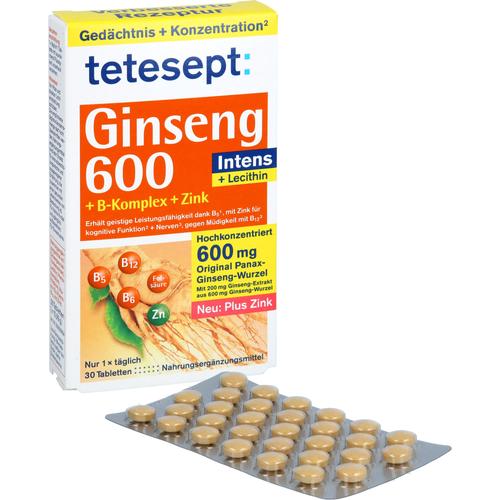 Tetesept Ginseng 600 30 St Merz Consumer Care bei onfy.de kaufen 18490364