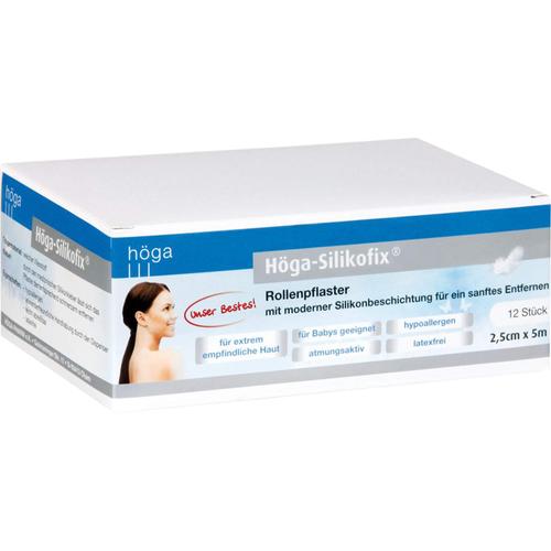 Höga-Silikofix Rollenpflaster 2.5cmx5M 12 St Höga-Pharm bei onfy.de kaufen 15201112