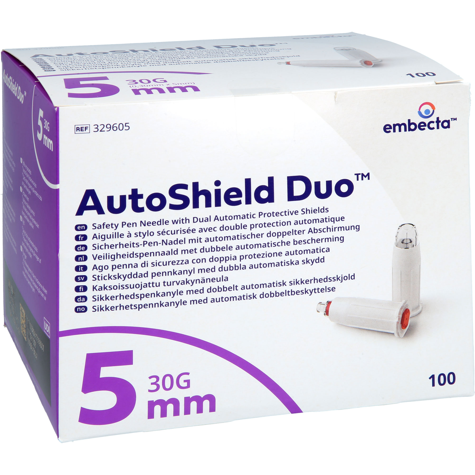 Autoshield Duo Sicherheits-Pen-Nadel 5Mm 100 St embecta bei onfy.de kaufen 20539876